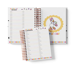 Libreta de Tandas 21 Participantes - Daisy Duck