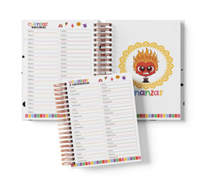 Libreta de Tandas 21 Participantes - Intensamente