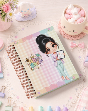 Pack de Portadas Científico  Analista de Datos - Sweet Rainbow