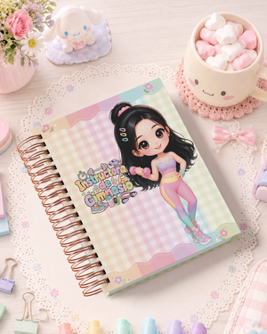 Pack de Portadas Instructora de Gimnasio  Fitness - Sweet Rainbow