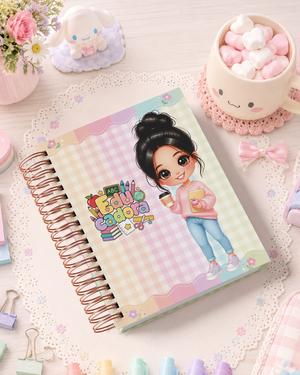 Pack de Portadas Educadora  Docente de Preescolar - Sweet Rainbow