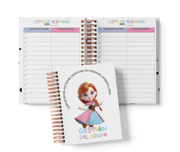 Agenda Preescolar MO - Frozen