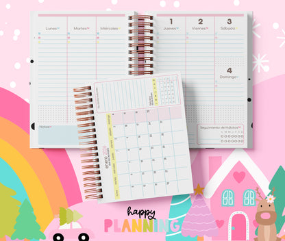 Agenda Semanal 2026 sin Horarios – Semana a la Vista | PDF Imprimible