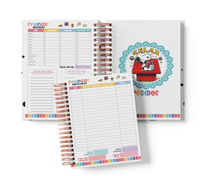 Libreta de Abonos y Pedidos - Peanuts (Snoopy & Charlie Brown)