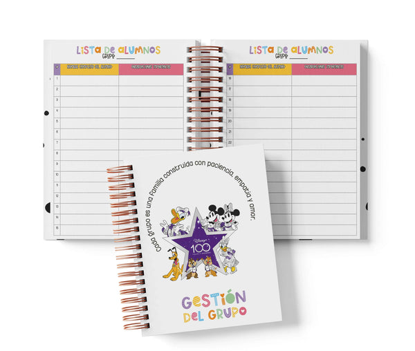 Agenda Preescolar MO - Disney 100
