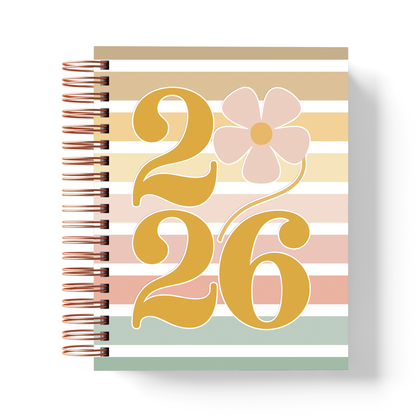 Agenda Diaria 2026 con Horario | 1 Día por Página | PDF Imprimible