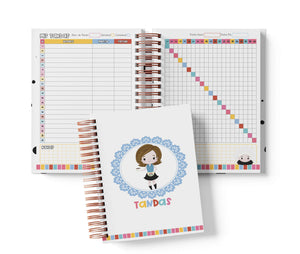 Libreta de Tandas 15 Participantes - Friends