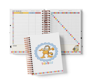 Libreta de Tandas 21 Participantes - Garfield