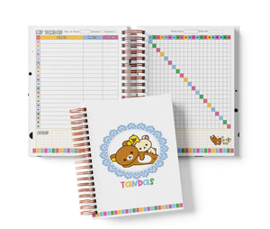 Libreta de Tandas 25 Participantes - Rilakkuma