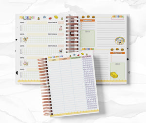 Planner 2 Días por Página - Bob Esponja