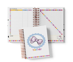 Libreta de Tandas 11 Participantes - Charmmy Kitty