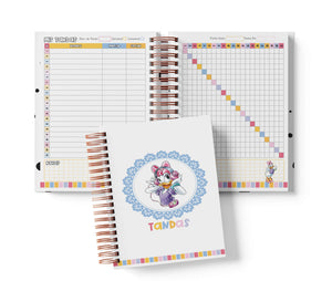 Libreta de Tandas 21 Participantes - Daisy Duck
