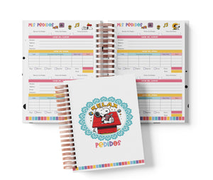 Libreta de Abonos y Pedidos - Peanuts (Snoopy & Charlie Brown)