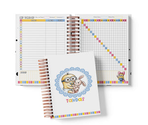 Libreta de Tandas 25 Participantes - Minions
