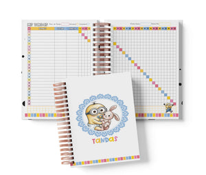 Libreta de Tandas 25 Participantes - Minions