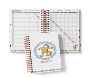 Libreta de Tandas 21 Participantes - Garfield
