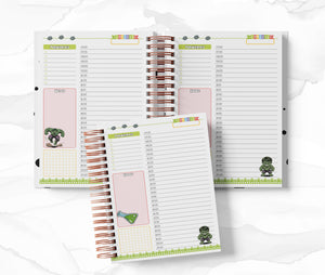 Planner Diario con Horario cada 30 Min - Hulk
