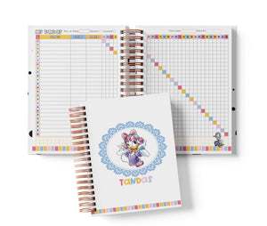 Libreta de Tandas 11 Participantes - Daisy Duck