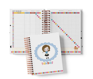 Libreta de Tandas 15 Participantes - Friends