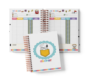 Libreta de Abonos y Pedidos - Peanuts (Snoopy & Charlie Brown)
