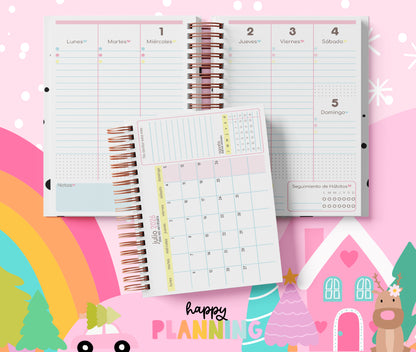 Agenda Semanal 2026 sin Horarios – Semana a la Vista | PDF Imprimible