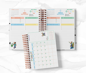 Agenda Director Diaria - Minecraft
