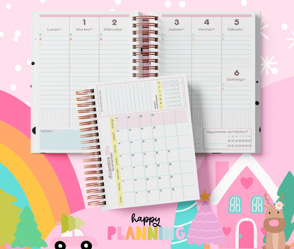 Agenda Semanal 2026 sin Horarios – Semana a la Vista | PDF Imprimible