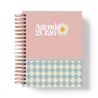 Agenda 2026 con Horario y Fin de Semana en una Página | Planner Diario PDF