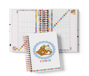Libreta de Tandas 25 Participantes - Rilakkuma