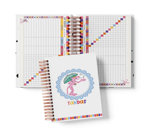 Libreta de Tandas 21 Participantes - Pantera Rosa