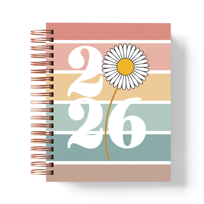 Agenda de Citas 2026 Sin Hora – 1 Día por Página | Imprimible PDF