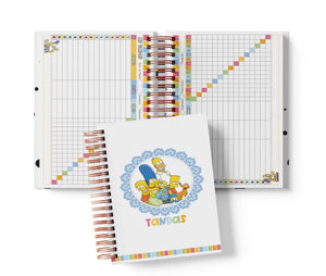 Libreta de Tandas 11 Participantes - Los Simpsons