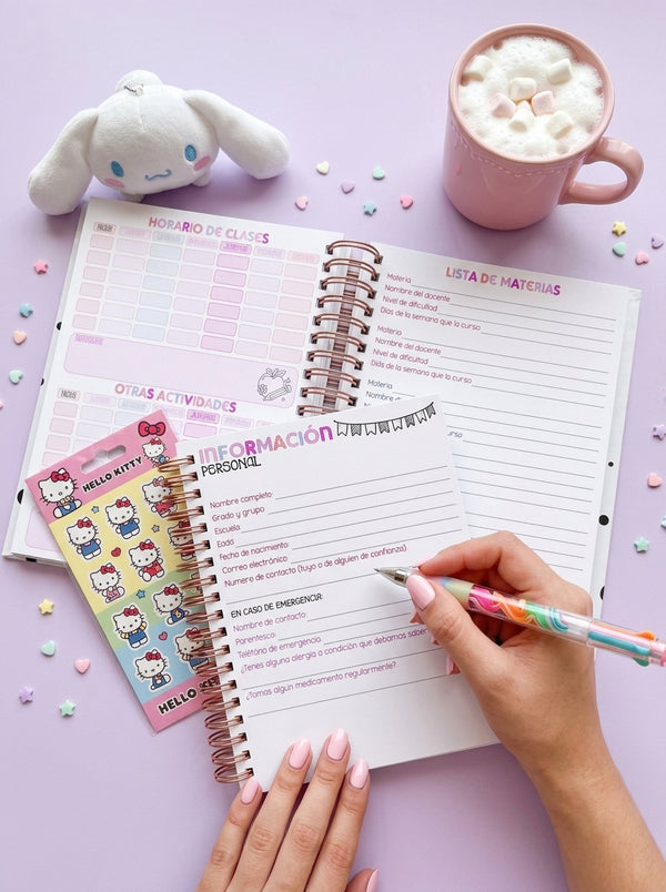 Agenda Estudiantes Semanal Ciclo 26-27 - Candy Candy