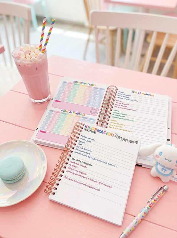 Agenda Estudiantes Diaria Ciclo 26-27 - Celestial Bloom