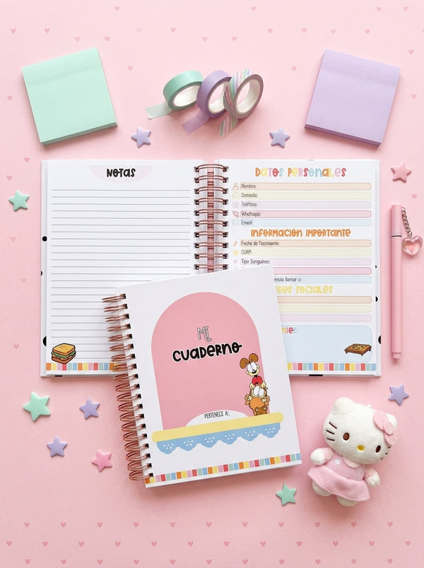 Cuaderno Tamaño Carta - Garfield