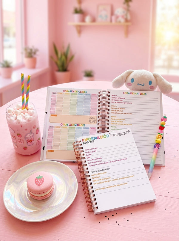 Agenda Estudiantes Diaria Ciclo 26-27 - Rainbow