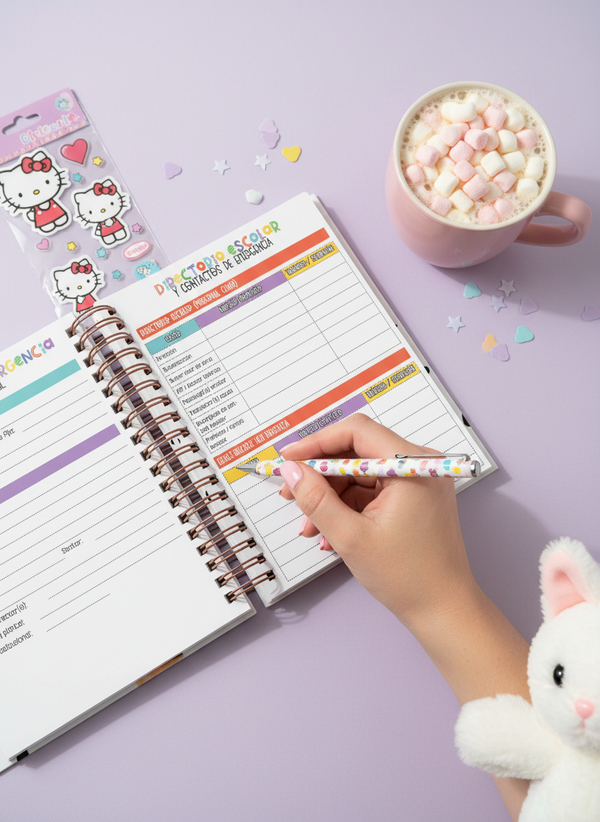 Agenda Preescolar MO - Ariel - La Sirenita