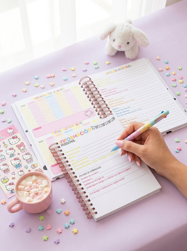 Agenda Estudiantes 2 Días por Página Ciclo 26-27 - Minions