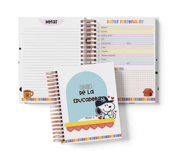 Diario de la Educadora - Peanuts (Snoopy & Charlie Brown)