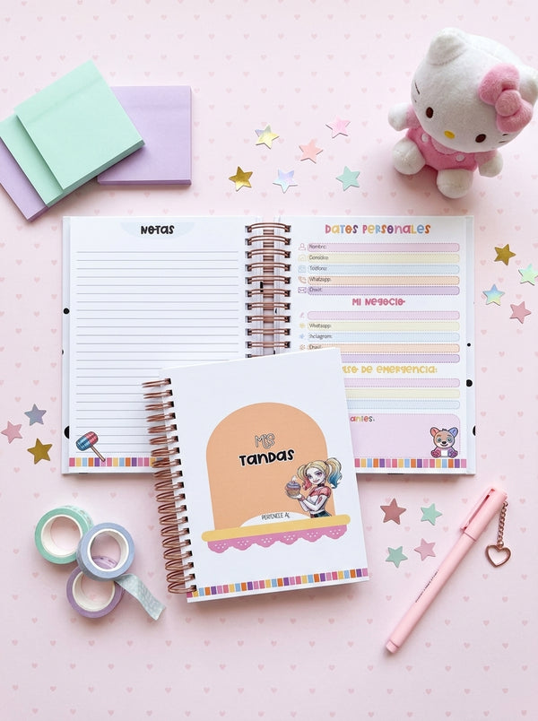 Libreta de Tandas 25 Participantes - Harley Quinn