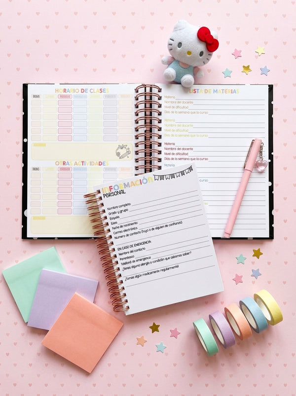 Agenda Estudiantes 2 Días por Página Ciclo 26-27 - Winnie Pooh