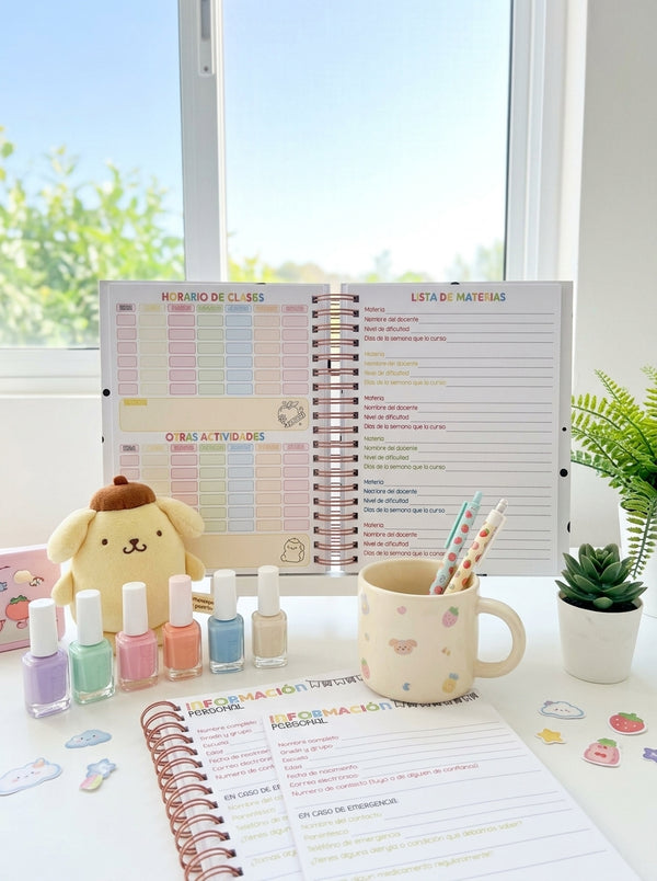 Agenda Estudiantes 2 Días por Página Ciclo 26-27 - Totoro