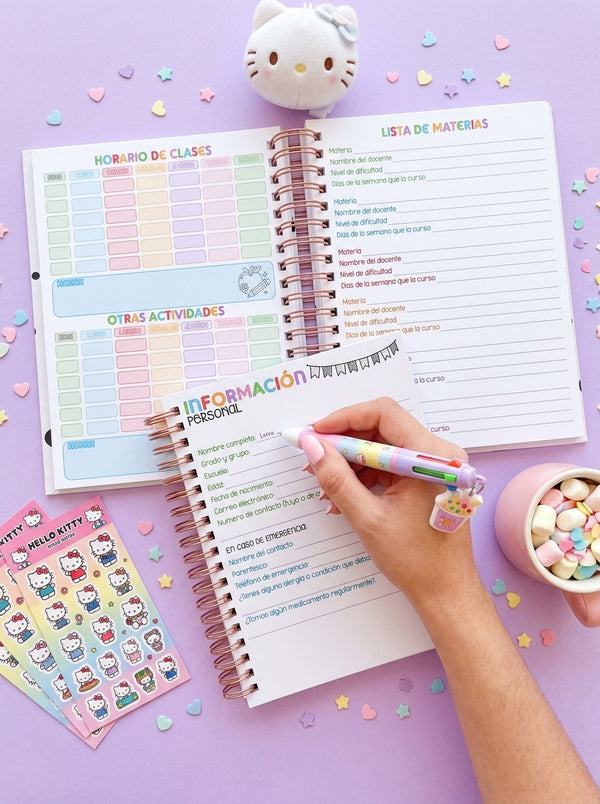 Agenda Estudiantes 2 Días por Página Ciclo 26-27 - Chicas Superpoderosas