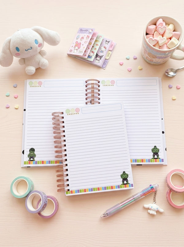 Cuaderno Tamaño Carta - Hulk