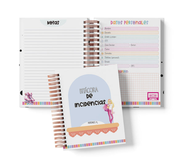 Libreta de Incidencias 100 Folios - Barbie