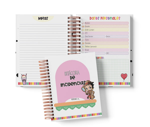 Libreta de Incidencias 100 Folios - Betty Boop