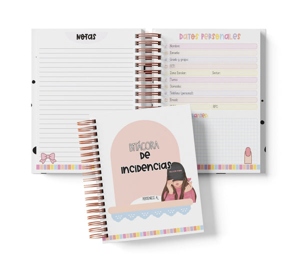 Libreta de Incidencias 100 Folios - BLACKPINK