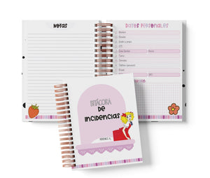 Libreta de Incidencias 100 Folios - Candy Candy