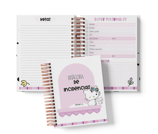 Libreta de Incidencias 100 Folios - Charmmy Kitty