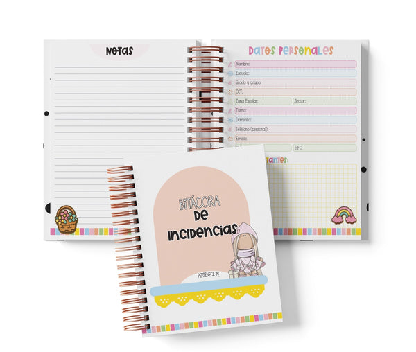 Libreta de Incidencias 100 Folios - Cute Dolls